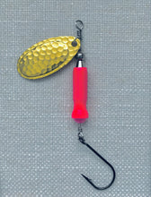 Load image into Gallery viewer, F-3007 Spinner, Hammered Brass Blade