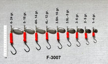 Load image into Gallery viewer, F-3007 Spinner, Hammered Nickel Blade
